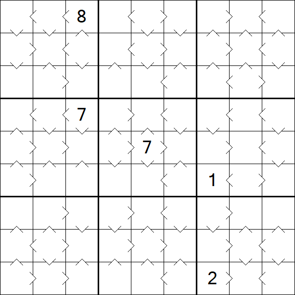 Greater Than Sudoku - Médio