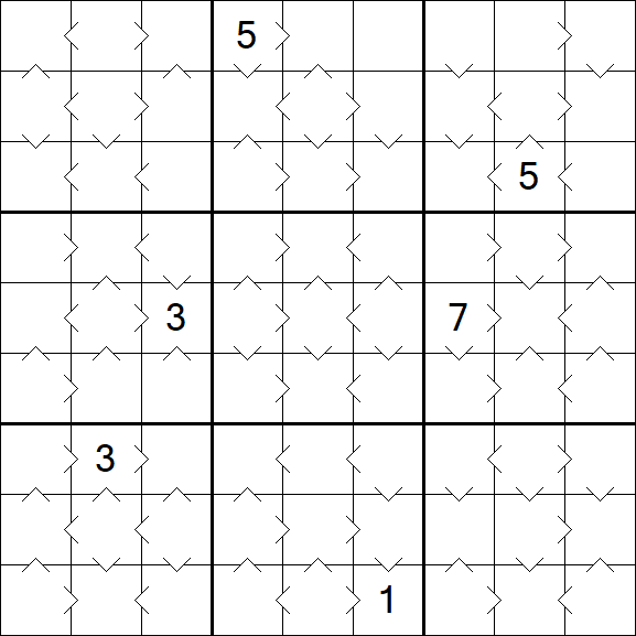 Greater Than Sudoku - Moyen