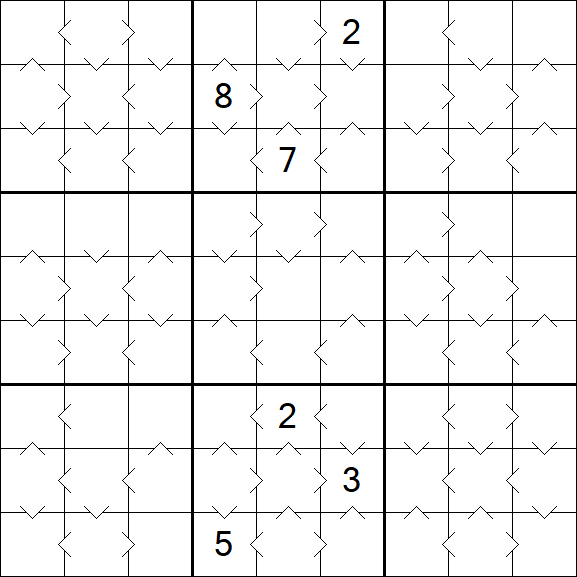 Greater Than Sudoku - Moyen