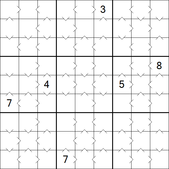 Greater Than Sudoku - Moyen
