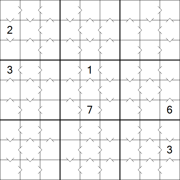 Greater Than Sudoku - Moyen