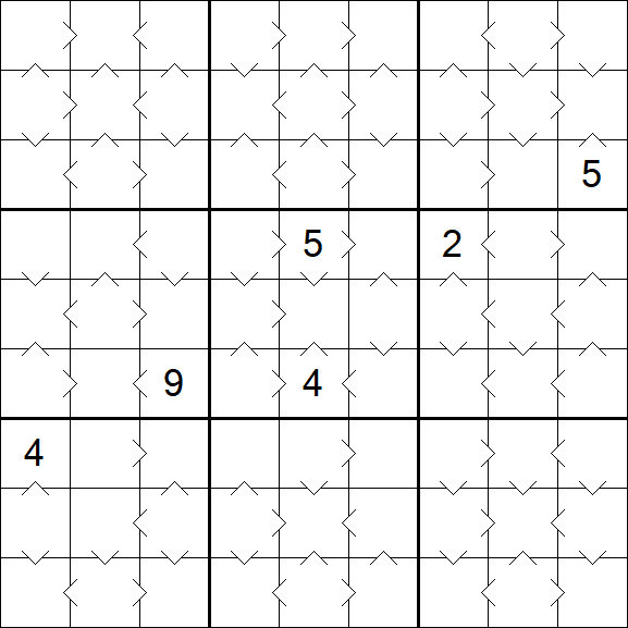 Greater Than Sudoku - Medium