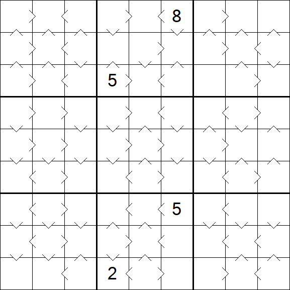 Greater Than Sudoku - Medium