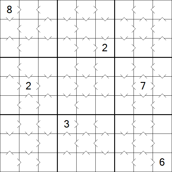 Greater Than Sudoku - Medium