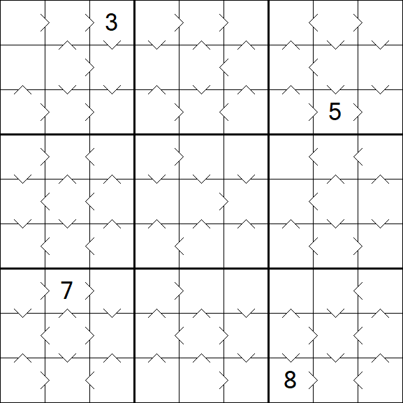 Greater Than Sudoku - Médio