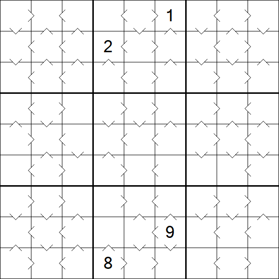 Greater Than Sudoku - Medium