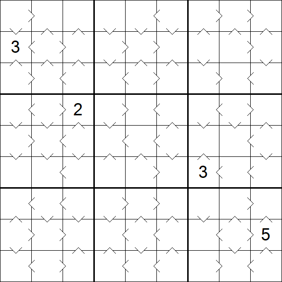 Greater Than Sudoku - Medium