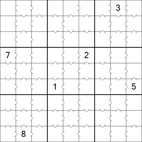 Greater Than Sudoku - Medium