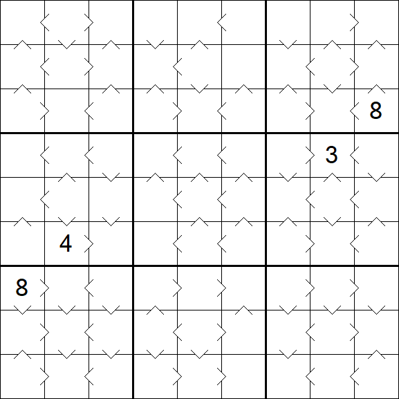 Greater Than Sudoku - Medium