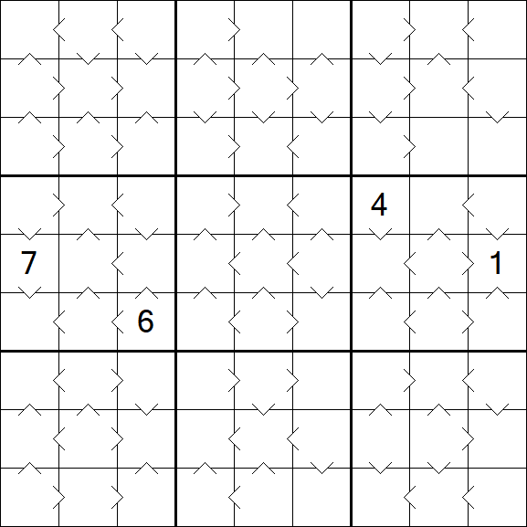 Greater Than Sudoku - Medium