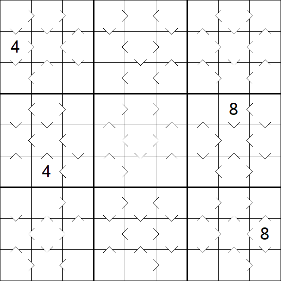 Greater Than Sudoku - Medium