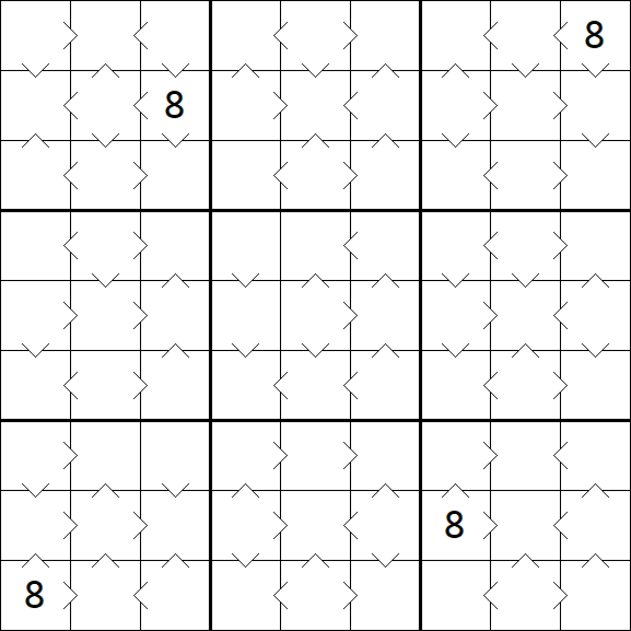 Greater Than Sudoku - Medium