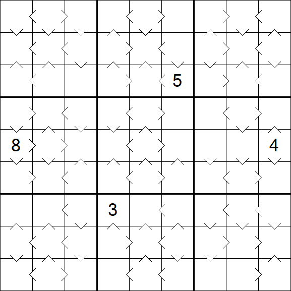 Greater Than Sudoku - Medium