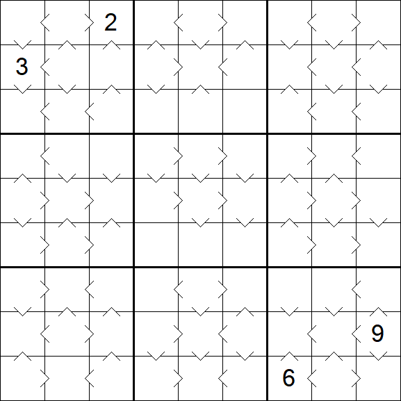 Greater Than Sudoku - Medium