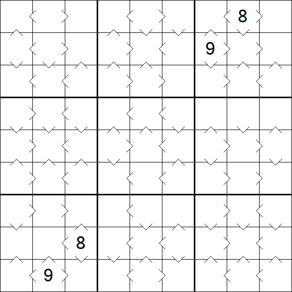 Greater Than Sudoku - Medium