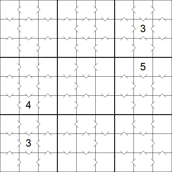 Greater Than Sudoku - Medium