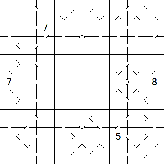 Greater Than Sudoku - Medium