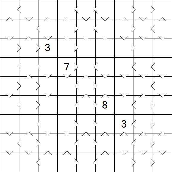 Greater Than Sudoku - Medium