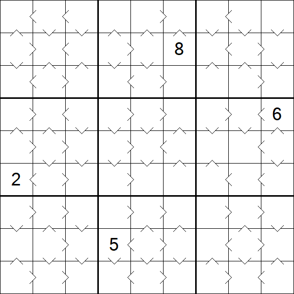 Greater Than Sudoku - Medium