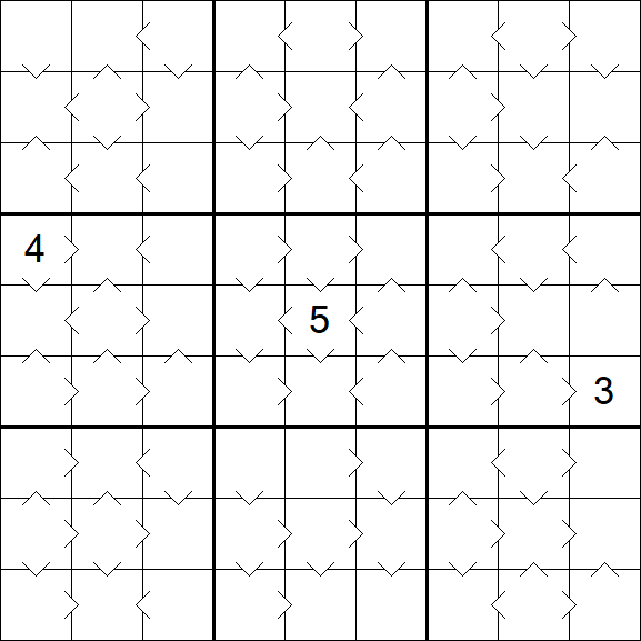 Greater Than Sudoku - Medium