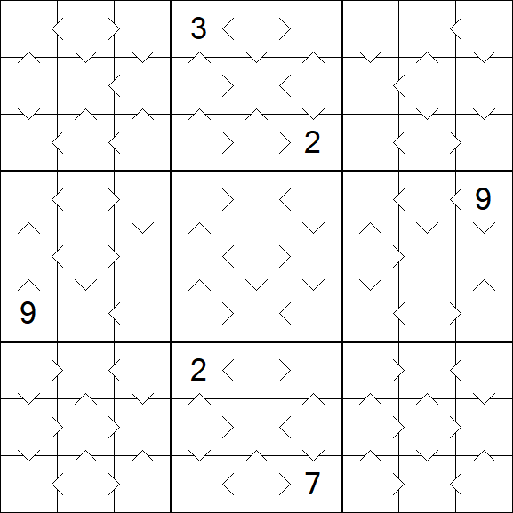 Greater Than Sudoku - Medium