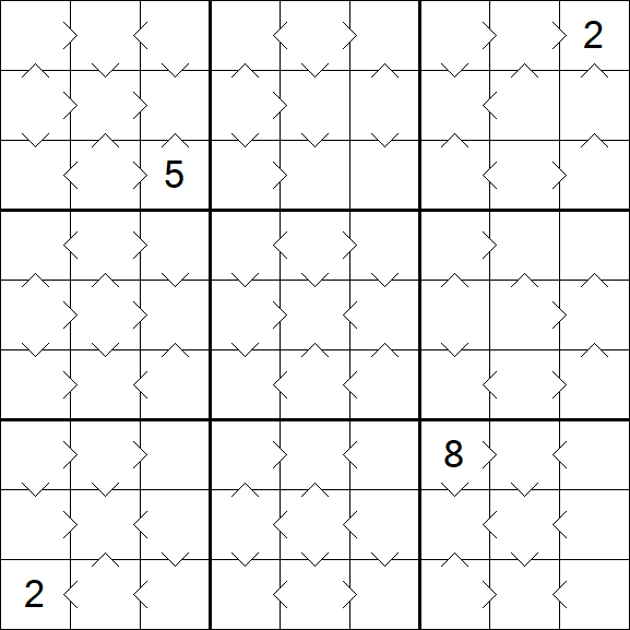 Greater Than Sudoku - Medium