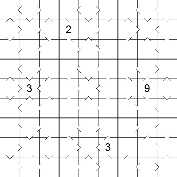 Greater Than Sudoku - Medium
