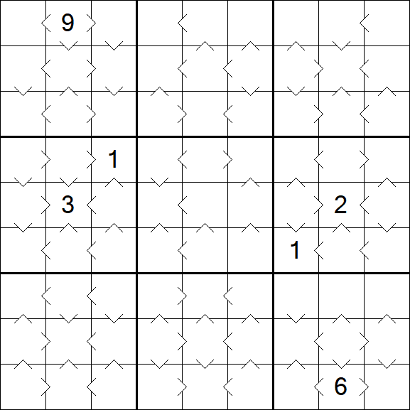 Greater Than Sudoku - Medium