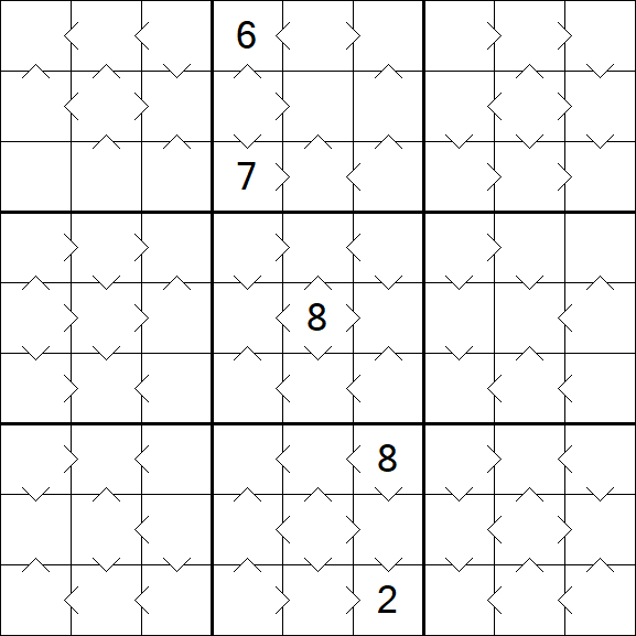 Greater Than Sudoku - Medium