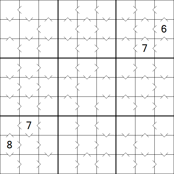 Greater Than Sudoku - Medium