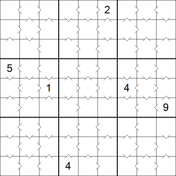 Greater Than Sudoku - Médio