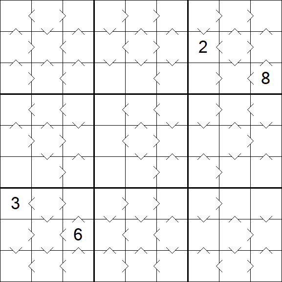 Greater Than Sudoku - Medium