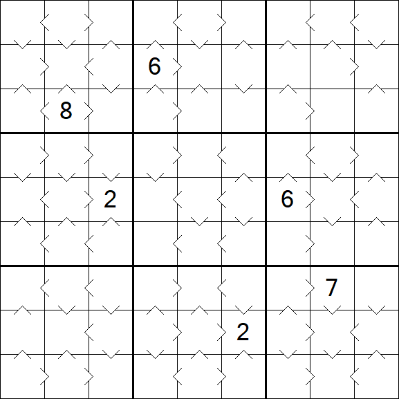 Greater Than Sudoku - Medium