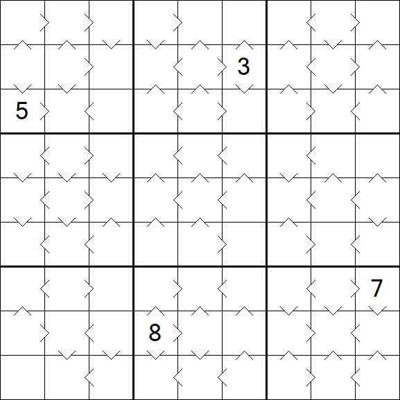 Greater Than Sudoku - Medium