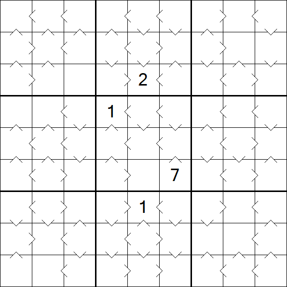 Greater Than Sudoku - Medium