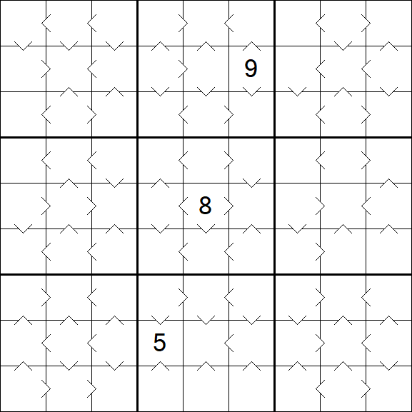Greater Than Sudoku - Medium