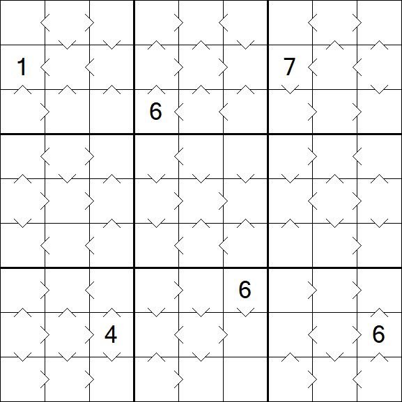 Greater Than Sudoku - Medium