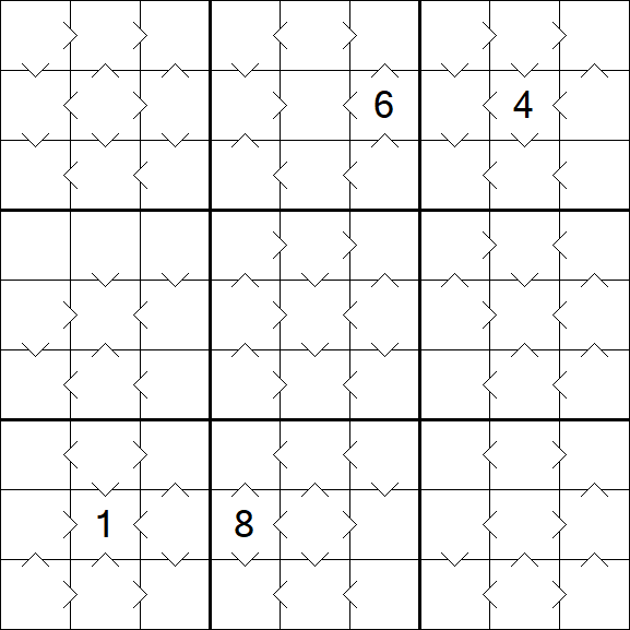 Greater Than Sudoku - Medium
