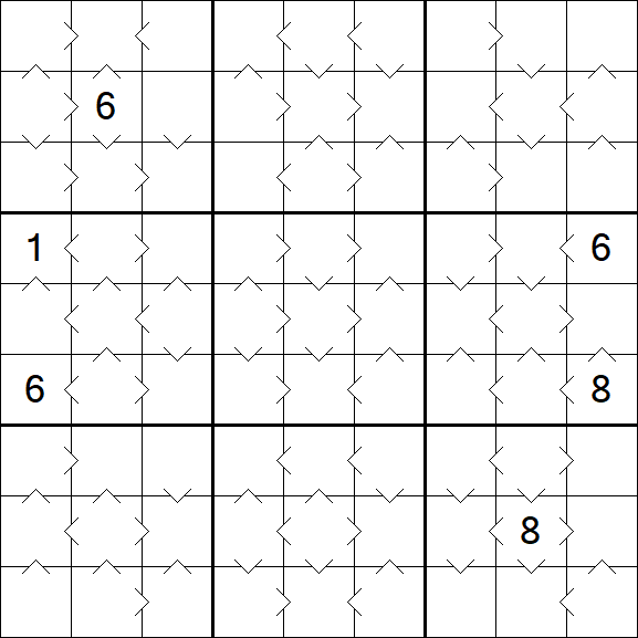 Greater Than Sudoku - Medium