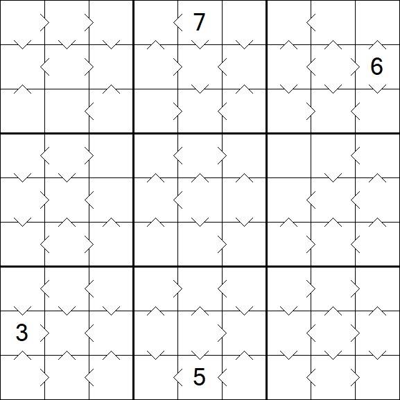 Greater Than Sudoku - Medium