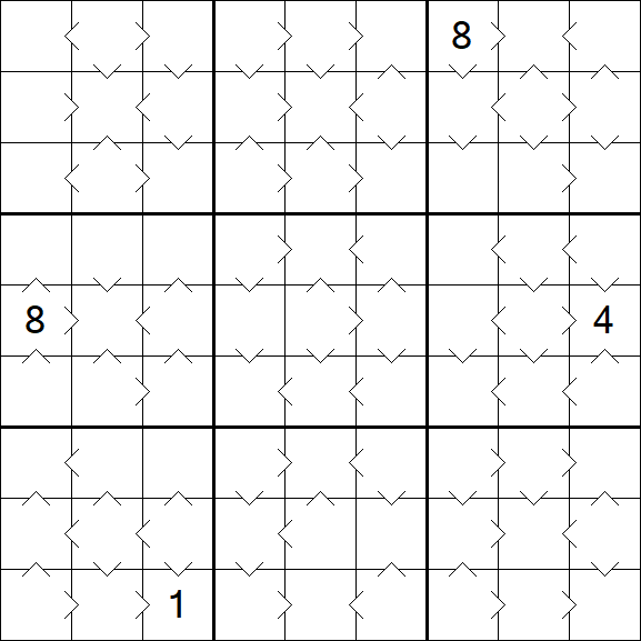 Greater Than Sudoku - Medium