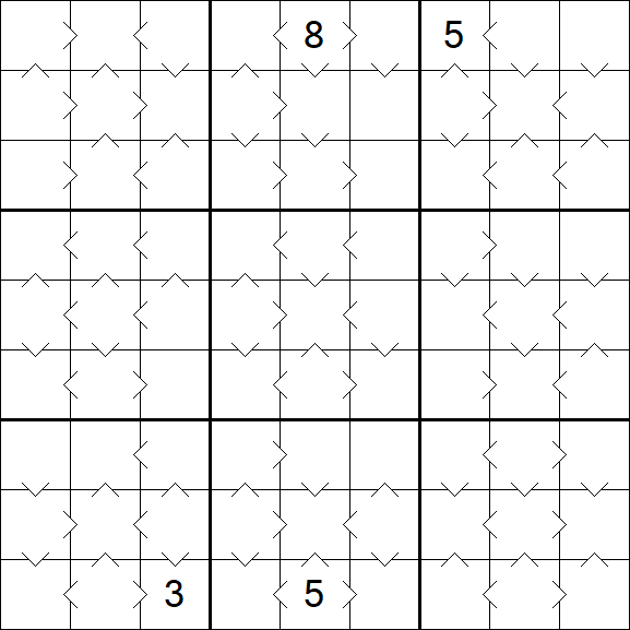 Greater Than Sudoku - Medium