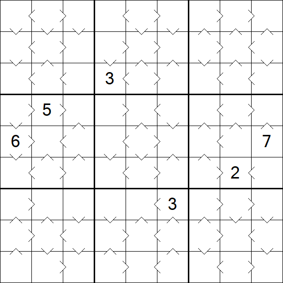 Greater Than Sudoku - Medium