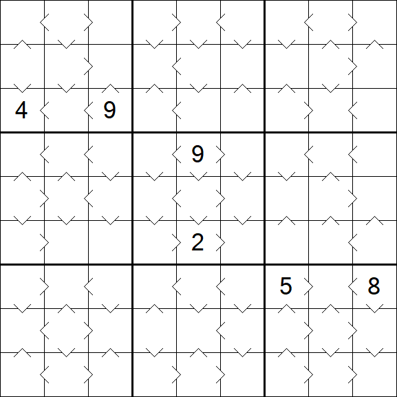 Greater Than Sudoku - Medium