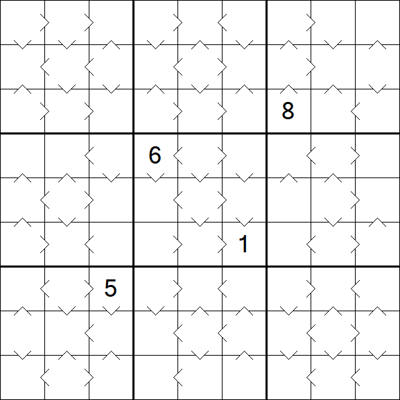 Greater Than Sudoku - Medium