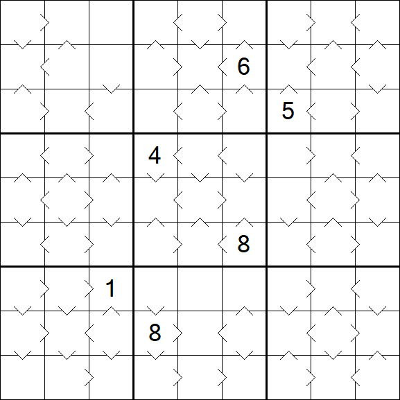 Greater Than Sudoku - Medium