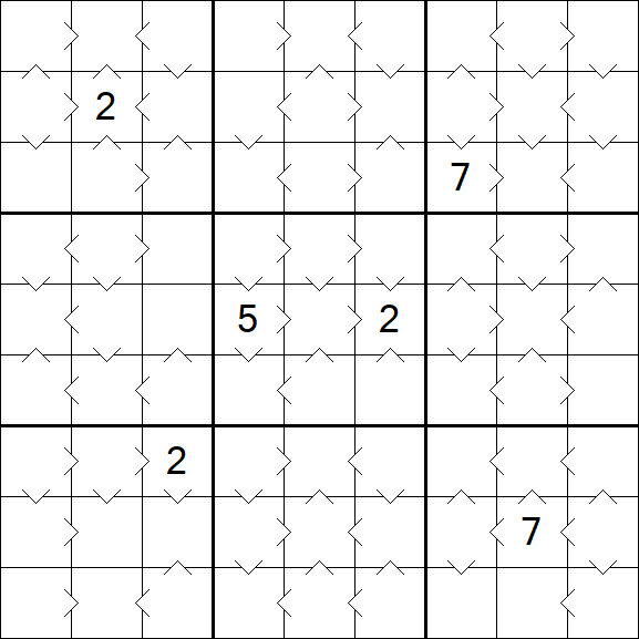 Greater Than Sudoku - Medium