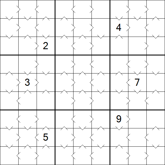 Greater Than Sudoku - Medium