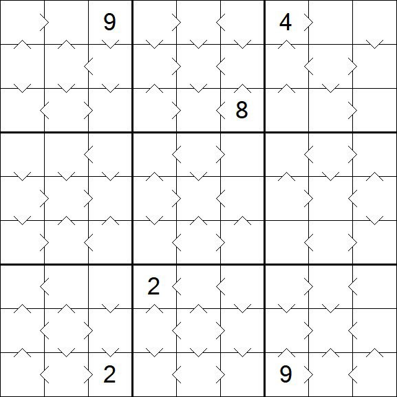 Greater Than Sudoku - Medium