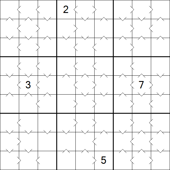 Greater Than Sudoku - Medium